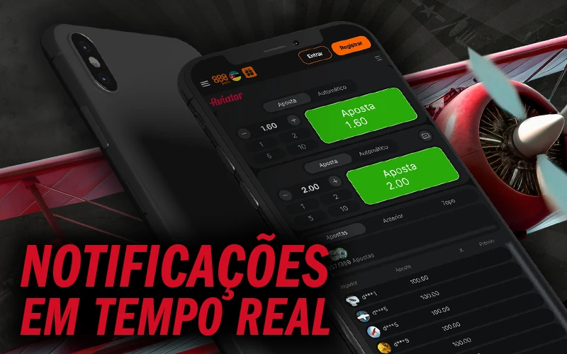 Receba notificações em tempo real no aplicativo 888Bets Aviator Moçambique e não perca o momento certo para apostar.