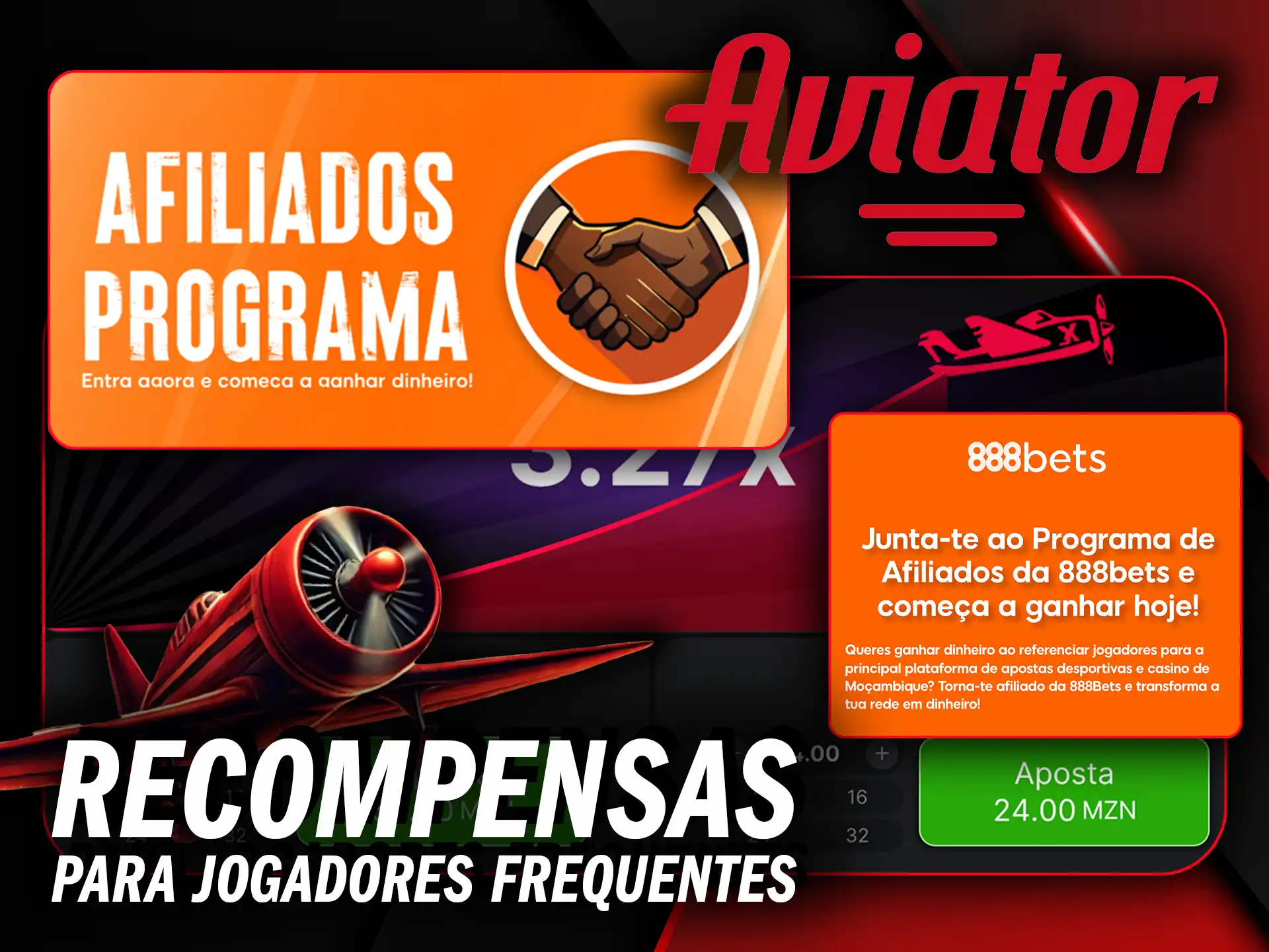 Receba recompensas para jogadores frequentes e seja premiado por jogar Aviator no 888Bets.