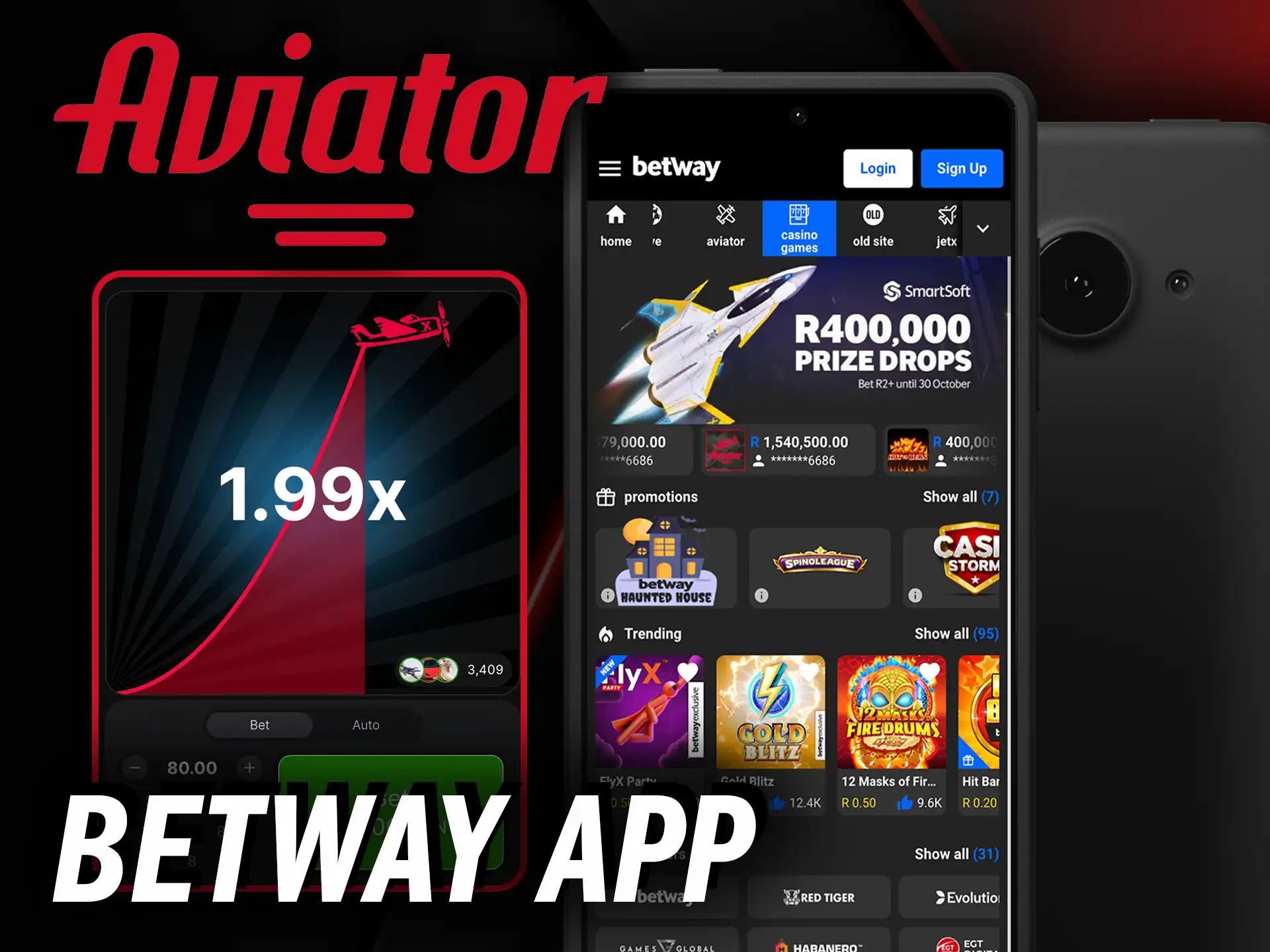 Use o Betway app para apostar e ganhar muito no jogo Aviator.