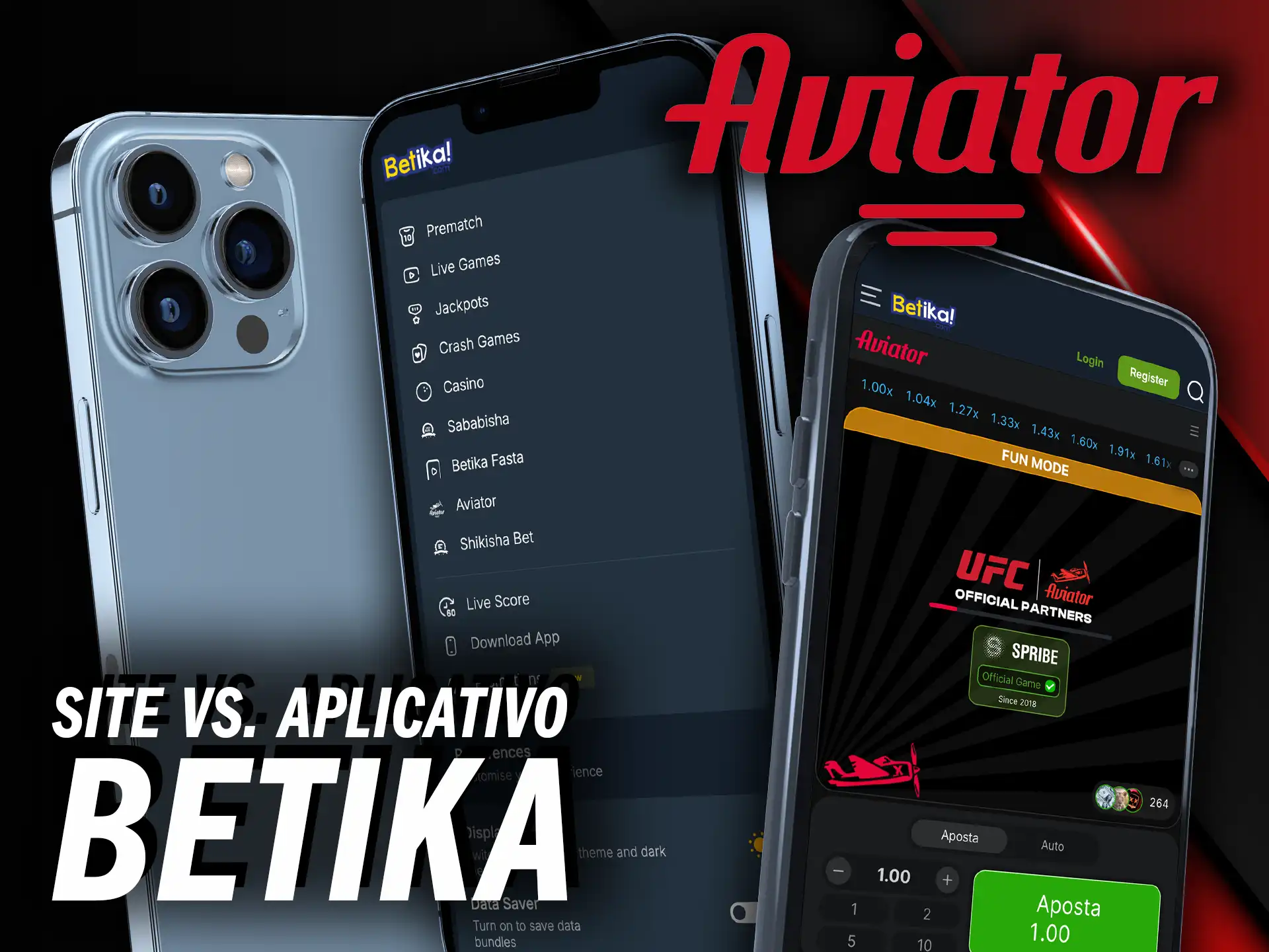 Compare o site vs aplicativo Betika e encontre as principais diferenças para jogar Aviator.