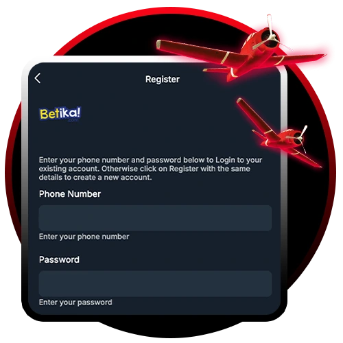 Use o registro rápido e fácil e aproveite as vantagens do Betika Aviator.