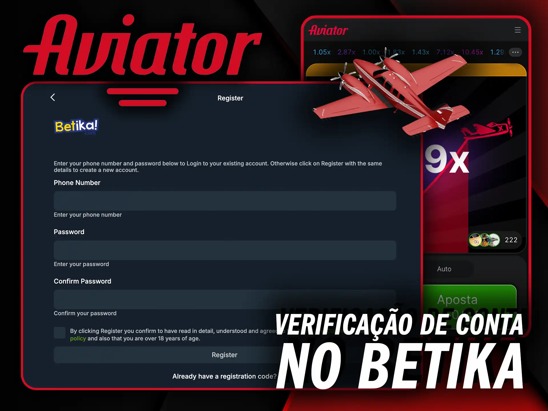Complete a verificação de conta no Betika para sacar seus lucros do Aviator com agilidade.
