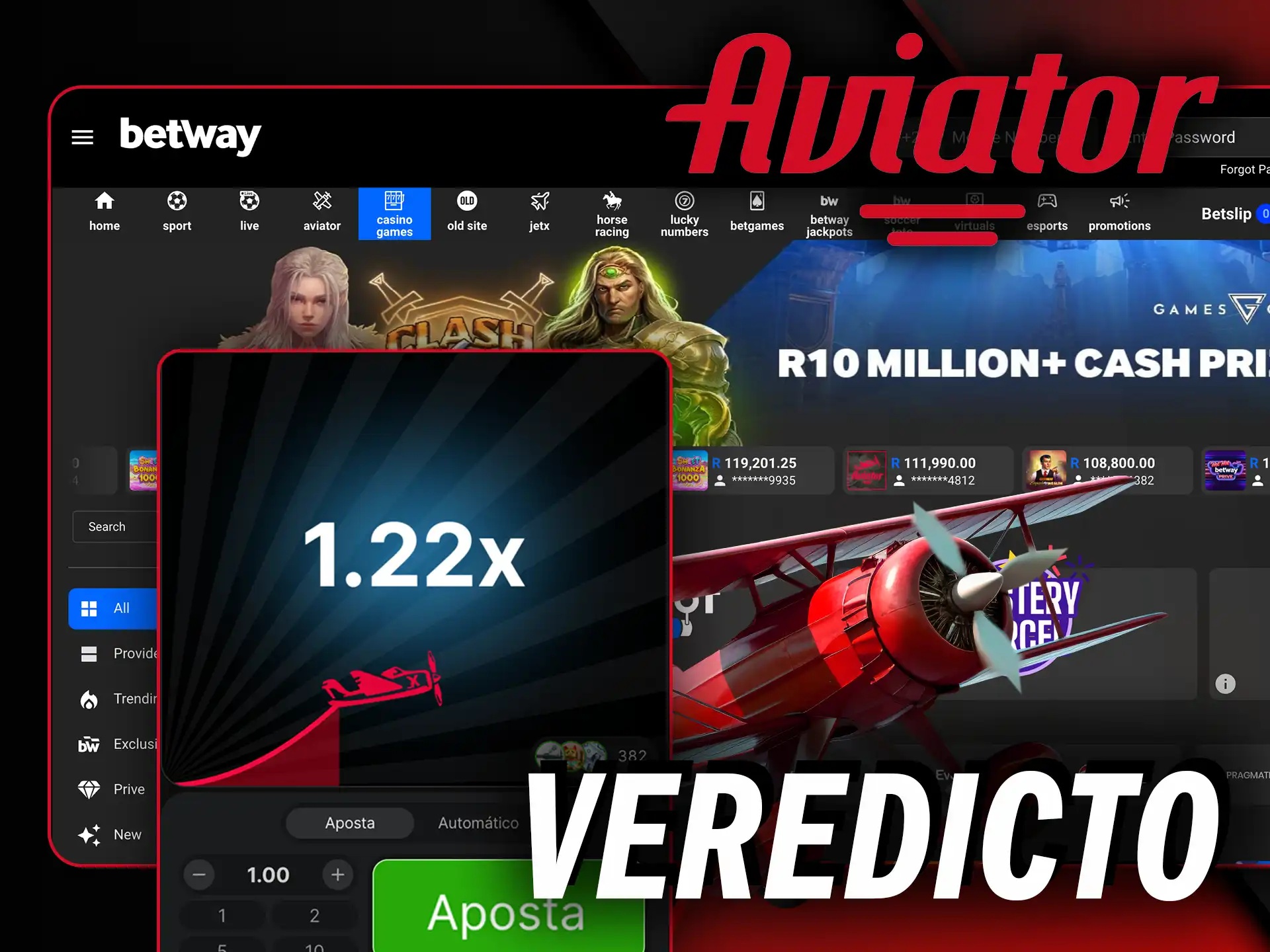 Leia o veredicto final e descubra por que jogar Aviator na Betway vale a pena.