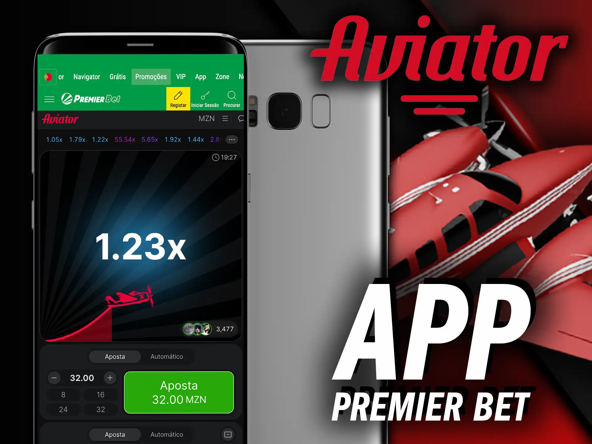 Baixe o App Premier Bet e jogue Aviator onde estiver com total mobilidade.